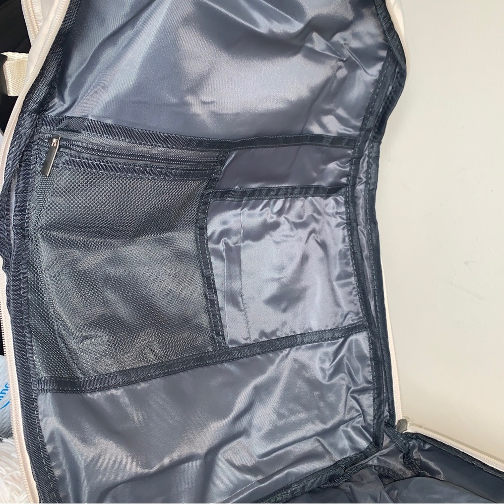 Travel Work School Backpack Beige Padded - Picture 3 of 10